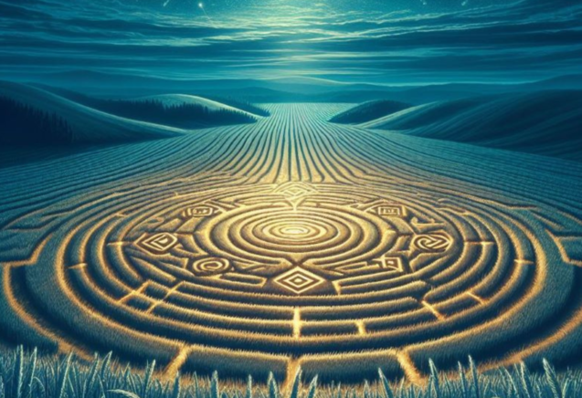 Explorando os Mistérios dos Crop Circles: Uma Perspectiva Cigana